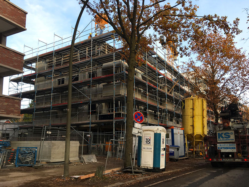 Wohnanlage Denickestraße, Hamburg, 1. Bauabschnitt – Ansicht 2
