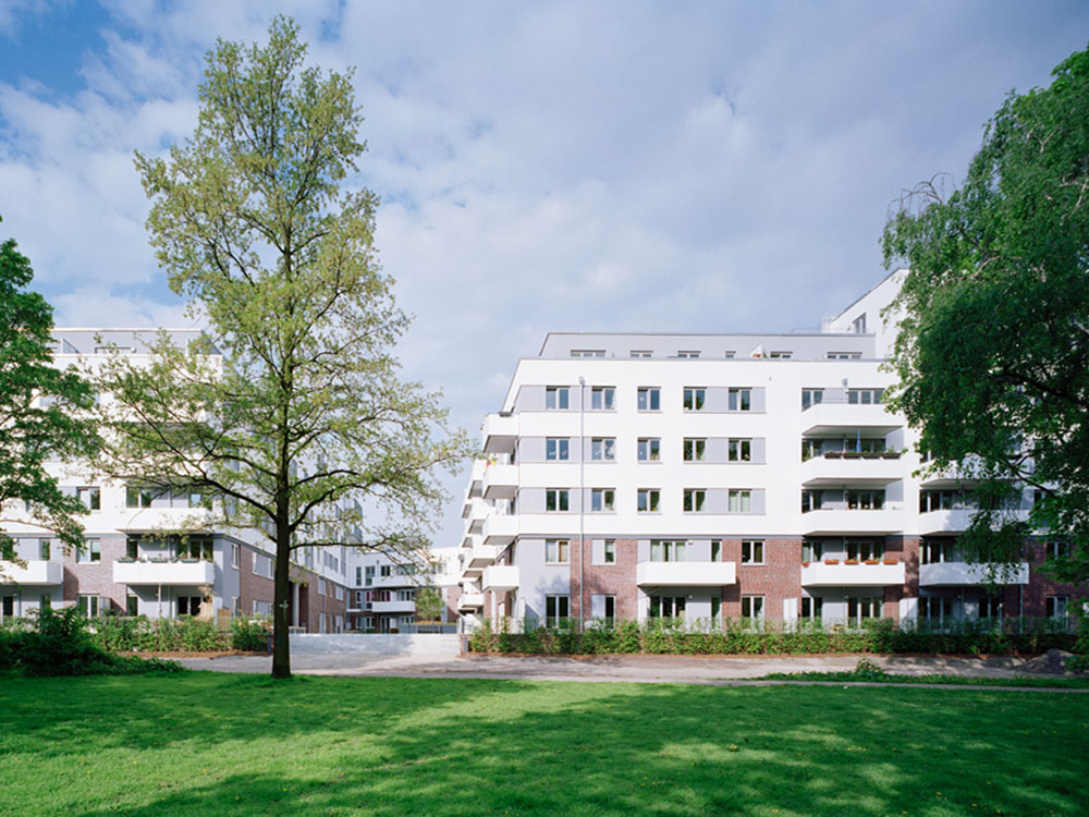 Wohn- und Geschäftshaus Suttnerpark, Hamburg – Ansicht 1