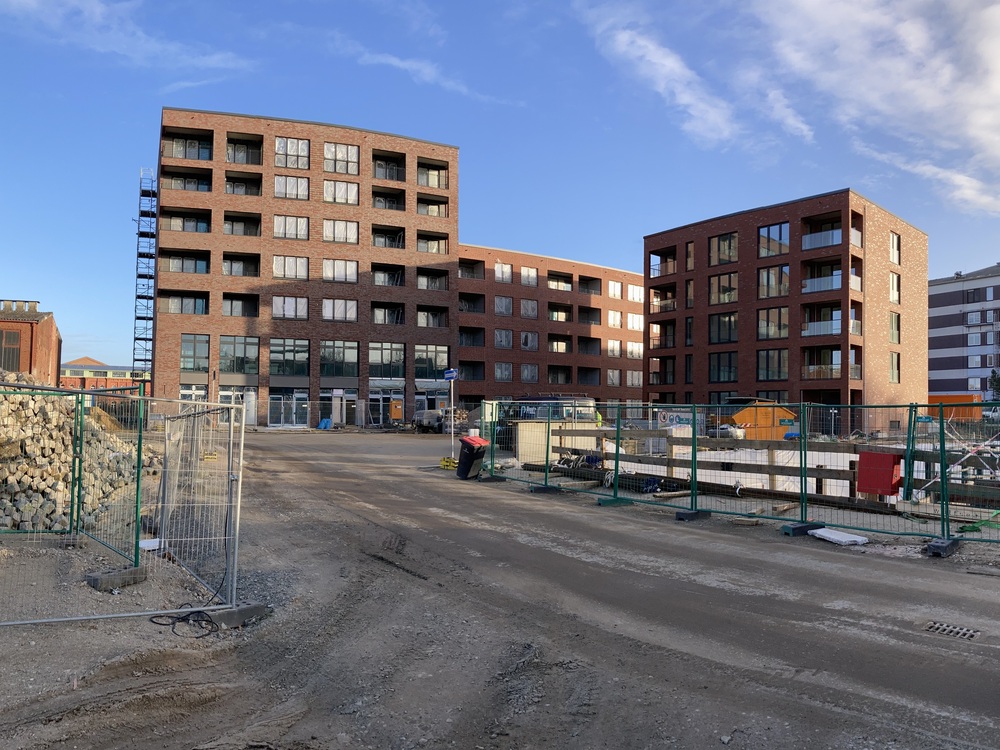 Neubau von Mehrfamilienhäusern in den Kolbenhöfen in Hamburg – Ansicht 2