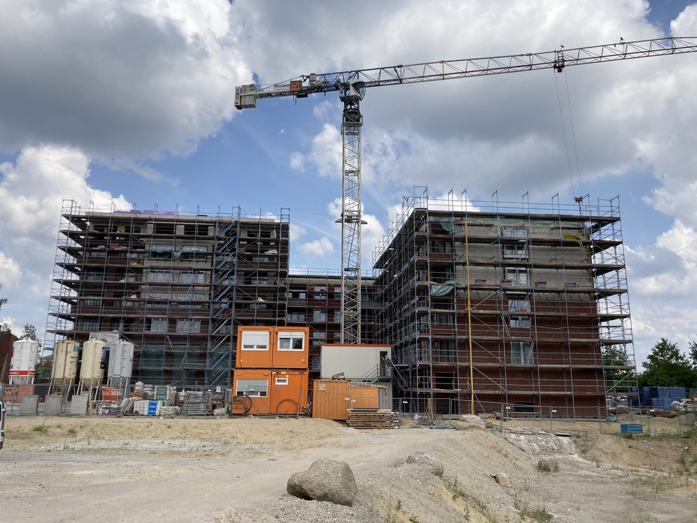 Neubau von Mehrfamilienhäusern in den Kolbenhöfen in Hamburg – Ansicht 3