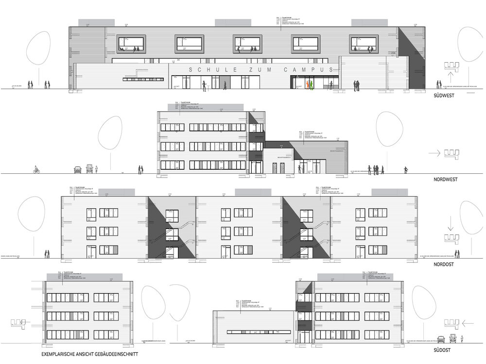 Hauptschule Campus Süd in Gifhorn – Ansicht 2