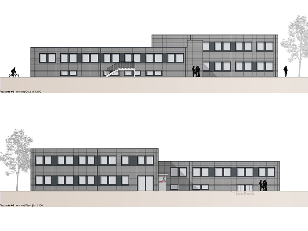 Gebäude 2418 der Technischen Universität Braunschweig – Ansicht 4