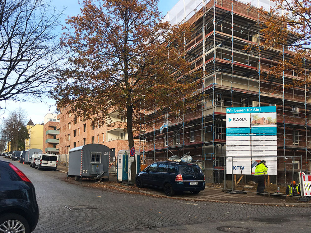 Wohnanlage Denickestraße, Hamburg, 1. Bauabschnitt – Ansicht 1