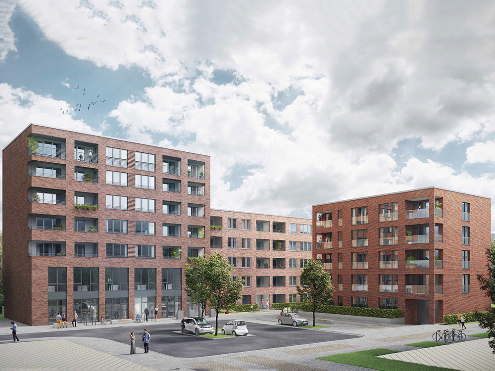 Projekt Neubau von Mehrfamilienhäusern in den Kolbenhöfen in Hamburg