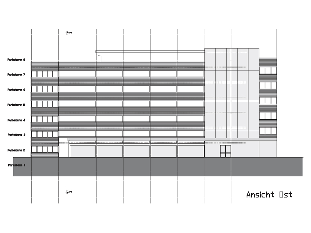 Parkhaus Ring Center, Braunschweig – Ansicht 4