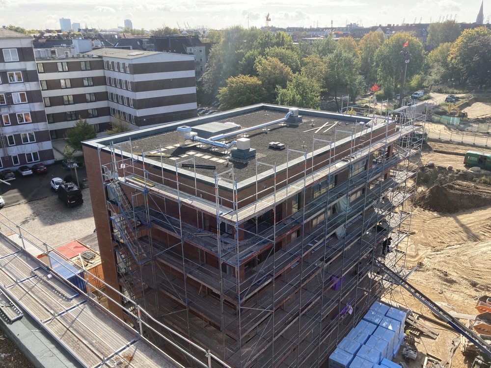 Neubau von Mehrfamilienhäusern in den Kolbenhöfen in Hamburg – Ansicht 4