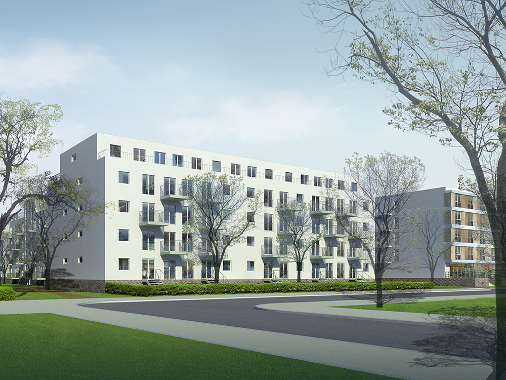 Wohnen am Ringgleis , Braunschweig – Ansicht 5